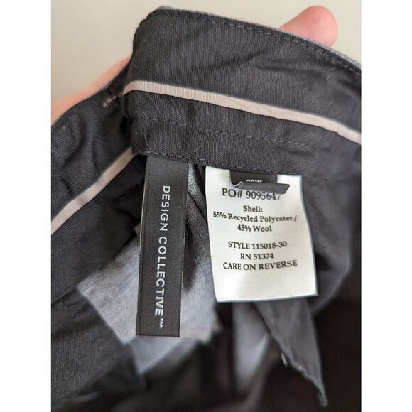 Design Collective Womens Sz 20W Straight Leg Dress Pants Light Gray - Picture 3 of 4